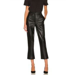 Commando Faux Leather 7/8 Trouser in Black Size Small NWT